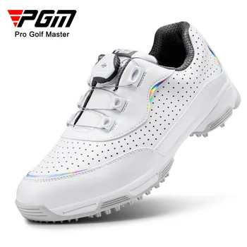PGM Дамски обувки за голф патент против хлъзгане Дамски леки меки дишащи маратонки Дамски копче каишка спортни обувки XZ243