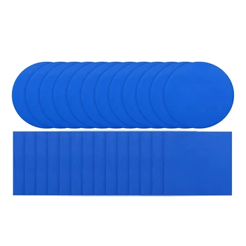 50 Самозалепващ се PVC комплект за ремонт на басейни Blue PVC за басейни лодка надуваеми продукти