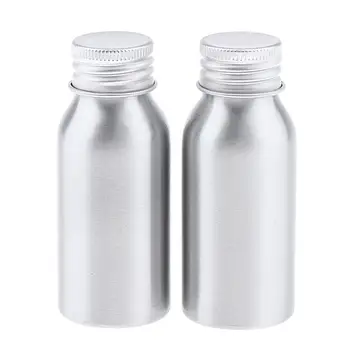 2Pcs Top Premium алуминиева бутилка бутилка за вода за козметика, сок, таблет
